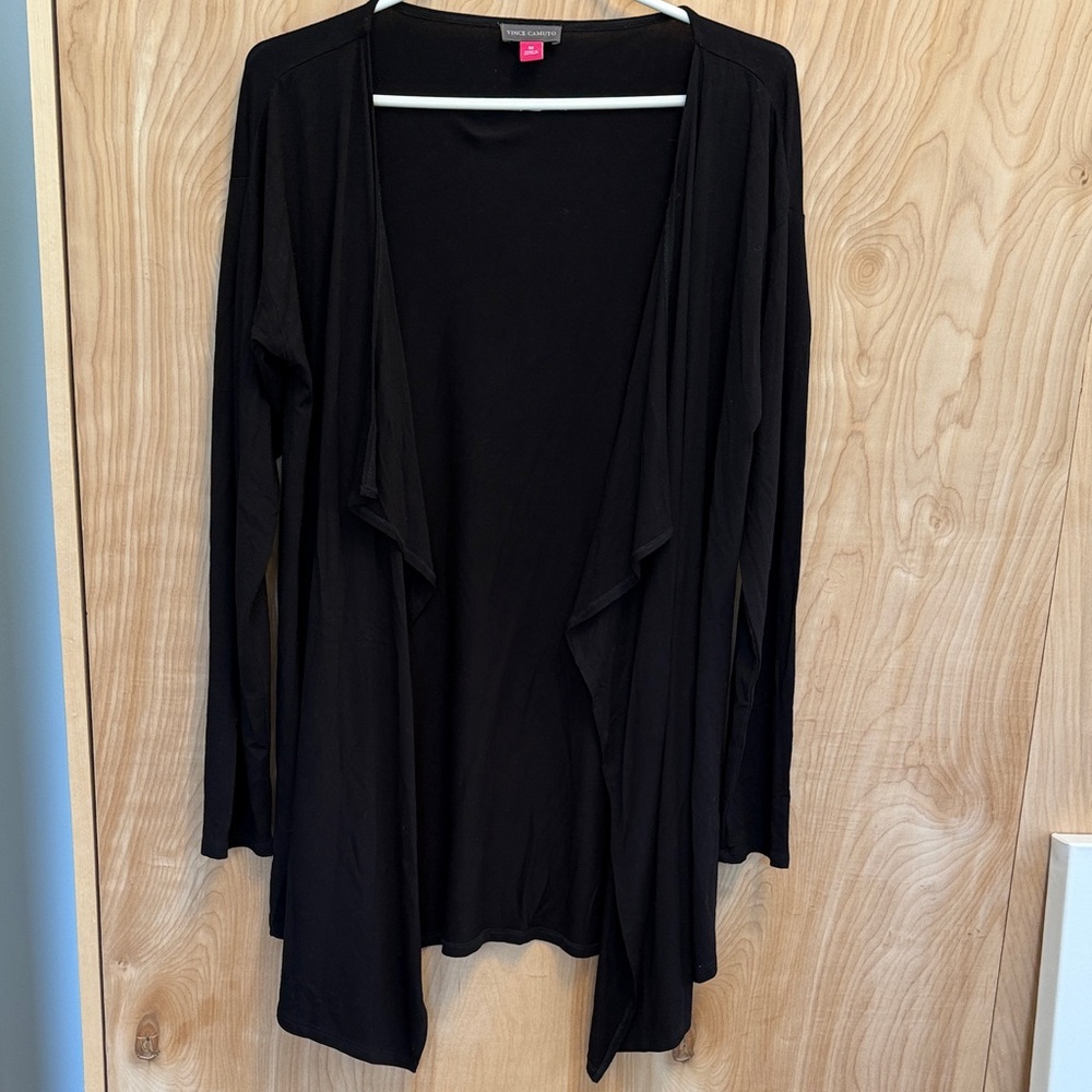 Vince Camuto drape front open Cardigan